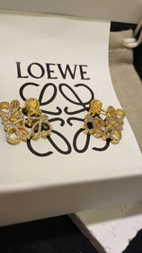 Orecchini Loewe oro diamante cubo-3718