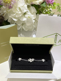 Van Cleef & Arpels full diamante trifoglio braccialetto-3735