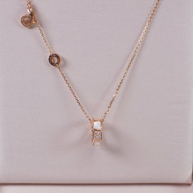 Bulgari bianco madreperla collana-3764  