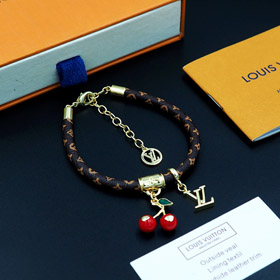 Louis Vuitton LV cuoio ciliegia lettera braccialetto-3813  