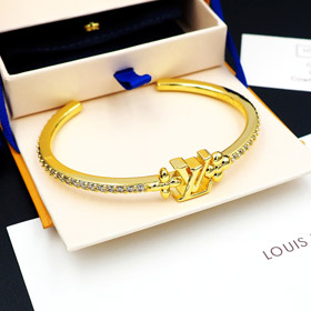 Louis Vuitton LV braccialetto di diamante pieno-3816  