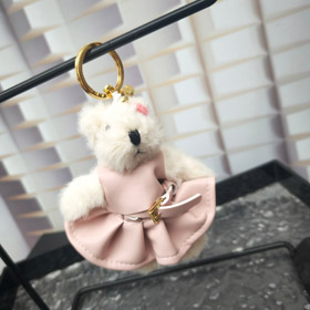 Prada orso piccolo ciondolo borsa ornamento-3851
