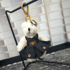 Prada orso piccolo ciondolo borsa ornamento-3882  