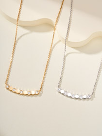 Tiffany nido di miele diamante collana-3973