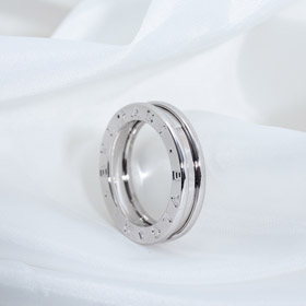 Bulgari lunetta lettera singolo anello senza diamanti anello-4026
