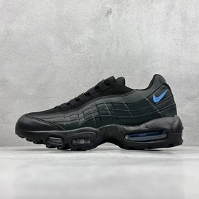 Nike Air Max 95 Nero riflettente semplice e versatile scarpe da corsa low-top-2871