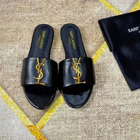 SAINT LAURENT YSL nuove pantofole in pelle all-match con lettere-2936