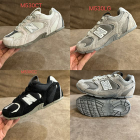New Balance x MIU MIU NB 530 SL in camomile e mesh scarpe da ginnastica per bambini low-4141