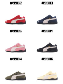 PUMA Speedcat Serie Suede OG Basso-Top Bambini Scarpe Casual-4157